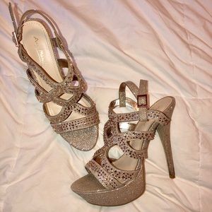 Anne Michelle Shoes - Anne Michelle Sparkly Heels Anne Michelle Shoes - Anne Michelle Sparkly Heels
